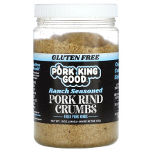 Pork King Good, Schweineschwarten-Brösel, Ranch-Gewürzt, 12 Unzen (340 g)