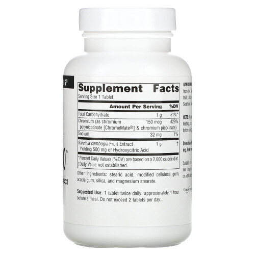 Source Naturals, Garcinia 1000, 90 Tabletten 1