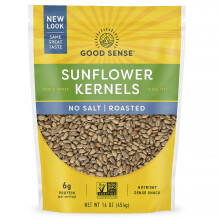 Good Sense, Graines de Tournesol, Sans Sel, Grillées, 16 oz (454 g)