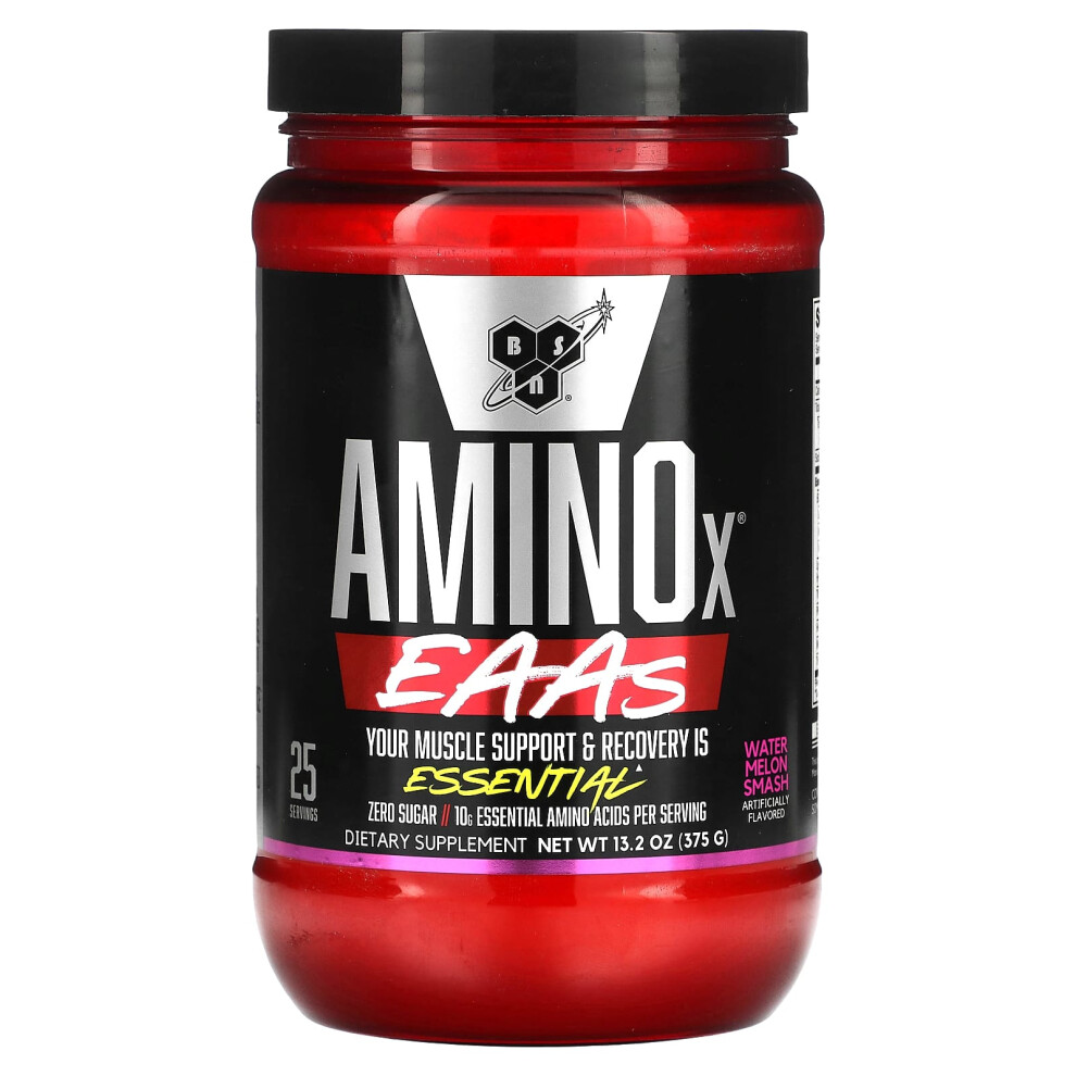 Bsn , Aminox, Eaas, Muscle Support & Recovery, Watermelon Smash, 13.2 Oz (375 G)