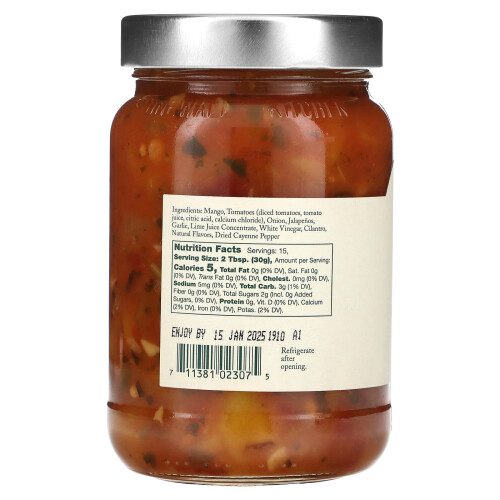 Stonewall Kitchen, Mango Lime Salsa, Medium, 16 oz (454 g) 1