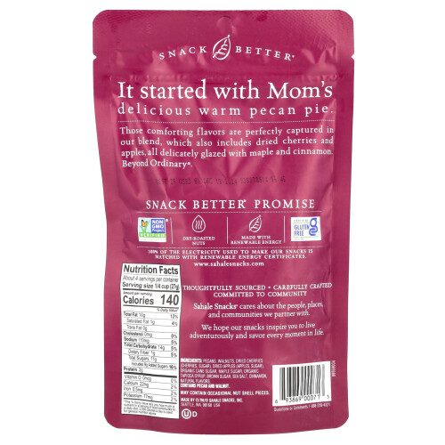 Sahale Snacks, Maple Pecans, Glazed Mix, 4 oz (113 g) 1
