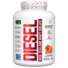 PERFECT Sports, Diesel, Neuseeland Whey Isolat, Erdbeere, 5 Pfund (2,27 kg)