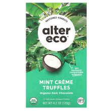 Alter Eco, Bio-Minze-Creme-Trüffel, Dunkle Schokolade, 4,2 Unzen (120 g)