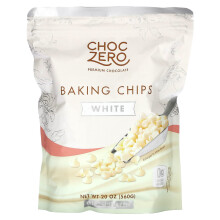 ChocZero, Backchips, Weiß, 20 Unzen (560 g)