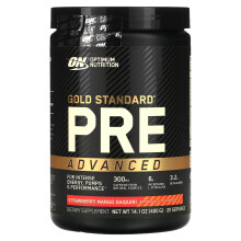 Optimum Nutrition, Gold Standard Pre Advanced, Daiquiri Fraise Mangue, 14,1 oz (400 g)