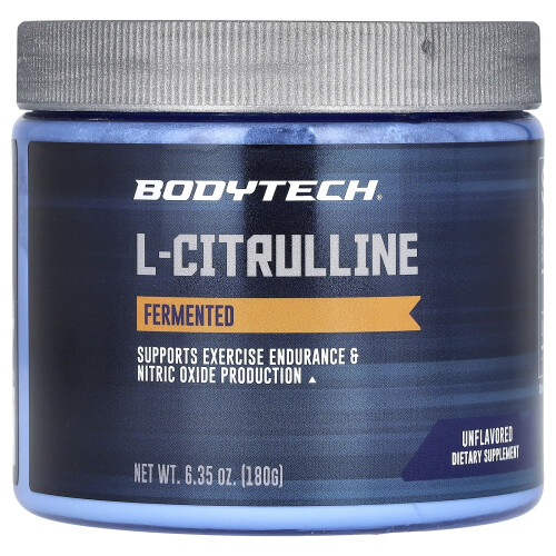 BodyTech, L-Citrulline, Fermentée, Sans Saveur, 6,35 oz (180 g)