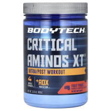 BodyTech, Critical Aminos XT, Intra-/Post-Workout, Fruchtpunsch, 15,9 oz (450 g)