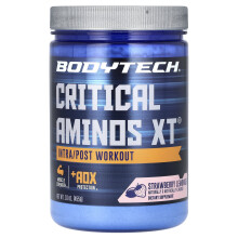 BodyTech, Critical Aminos XT, Intra/Post Entraînement, Citronnade à la Fraise, 16 oz (455 g)
