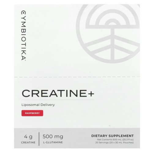 Cymbiotika, Creatine+, Himbeere, 20 Beutel, je 30 ml