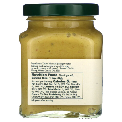 Stonewall Kitchen, Geröstete Knoblauch-Senf, 8 oz (227 g) 1