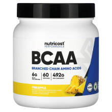 Nutricost, Performance, BCAA, Ananas, 1,1 lb (492 g)