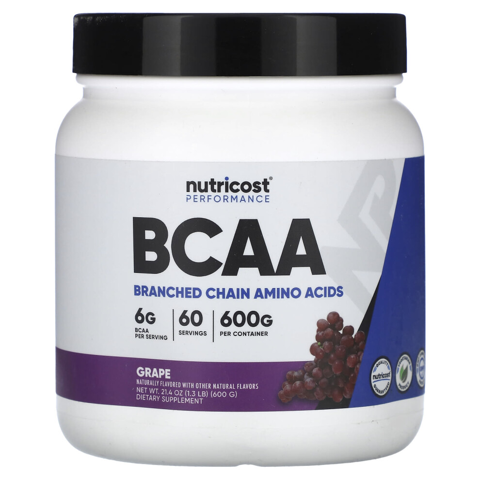 Nutricost , Performance, Bcaa, Grape, 1.3 Lb (600 G)