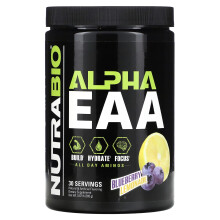 NutraBio, Alpha EAA, Citronnade Myrtille, 0,87 lb (395 g)