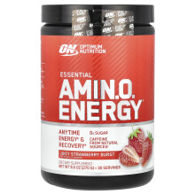 Optimum Nutrition, Essential Amino.O. Energy, Explosion de Fraise Juteuse, 9,5 oz (270 g)