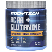 BodyTech, BCAA + Glutamine, Sans Saveur, 7,3 oz (208 g)