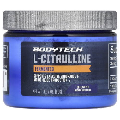 BodyTech, L-Citrulline, Fermentée, Sans Saveur, 3,17 oz (90 g)