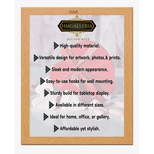Custom size Poster Frames Photo Frames Black Frames Oak White Picture Frames 2