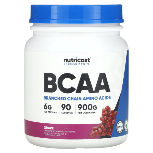Nutricost, Performance, BCAA, Traube, 2 lb (900 g)