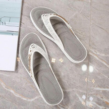 (35,White)Women's Soft Cushion Flip Flops Thong Sandals Slippers Casual Orthotics Sandals