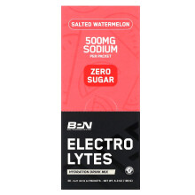 BPN, Électrolytes, Mélange pour Boisson d'Hydratation, Pastèque Salée, 30 Sachets, 0,21 oz (6 g) Chacun