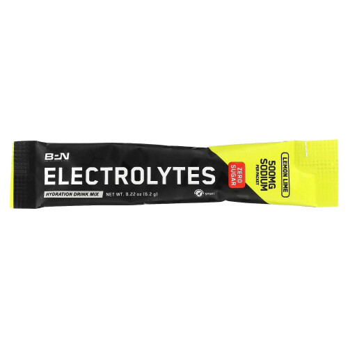 BPN, Electrolytes, Hydration Drink Mix, Lemon Lime, 30 Packets, 0.22 oz (6.2 g) Each 1