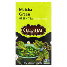 Celestial Seasonings, Thé Vert, Matcha, 20 Sachets de Thé, 1 oz (29 g) Chacun