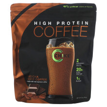 Chike Nutrition, Café Glacé à Haute Teneur en Protéines, Mocha, 15,3 oz (434 g)