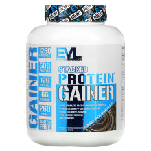 EVLution Nutrition, Stacked Protein Gainer, Doppelt reichhaltige Schokolade, 6 Pfund (2,72 kg)