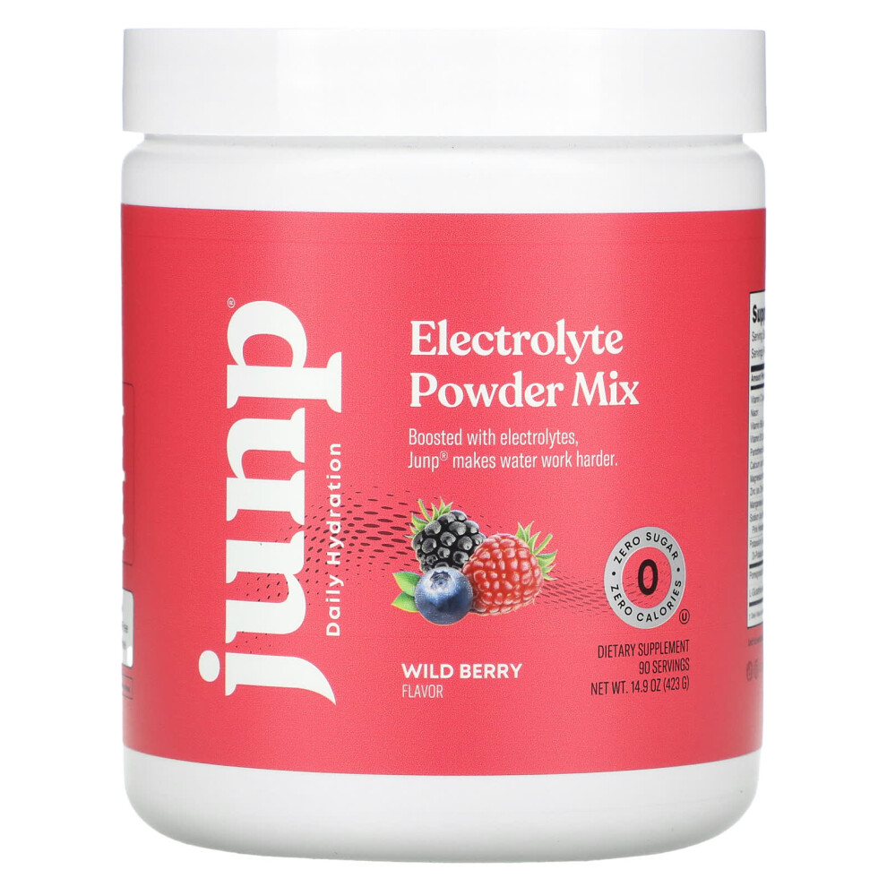 Junp Hydration , Electrolyte Powder Mix, Wild Berry, 14.9 Oz (423 G)