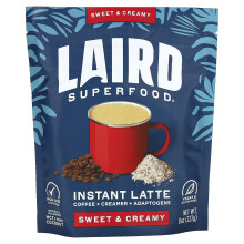 Laird Superfood, Latte Instantané, Café + Crémier + Adaptogènes, Doux et Crémeux, 8 oz (227 g)