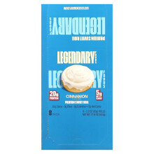 Legendary Foods, Roulé Sucré Protéiné, Cannelle, Lot de 8, 2,2 oz (63 g) l'unité