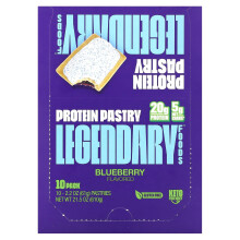 Legendary Foods, Protein-Pastry, Heidelbeere, 10er Pack, je 2,2 Unzen (61 g)