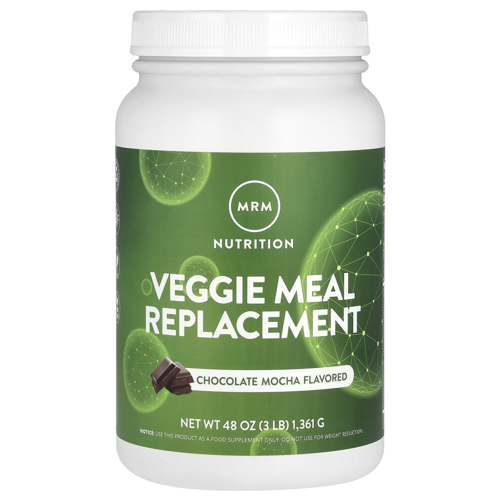 Mrm Nutrition , Veggie Meal Replacement, Chocolate Mocha, 3 Lb (1,361 G)