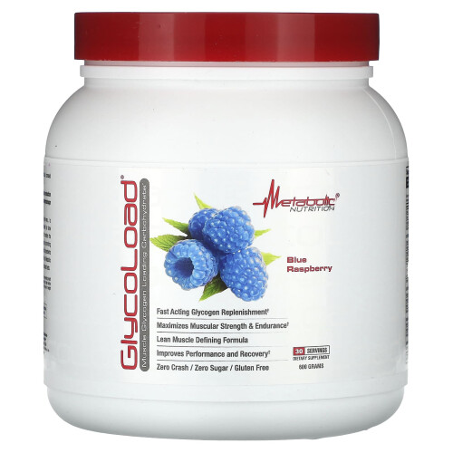Metabolic Nutrition, GlycoLoad, Framboise Bleue, 600 g