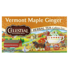 Celestial Seasonings, Tisane, Gingembre à l'Érable du Vermont, Sans Caféine, 20 Sachets de Thé, 1,1 oz (31 g)
