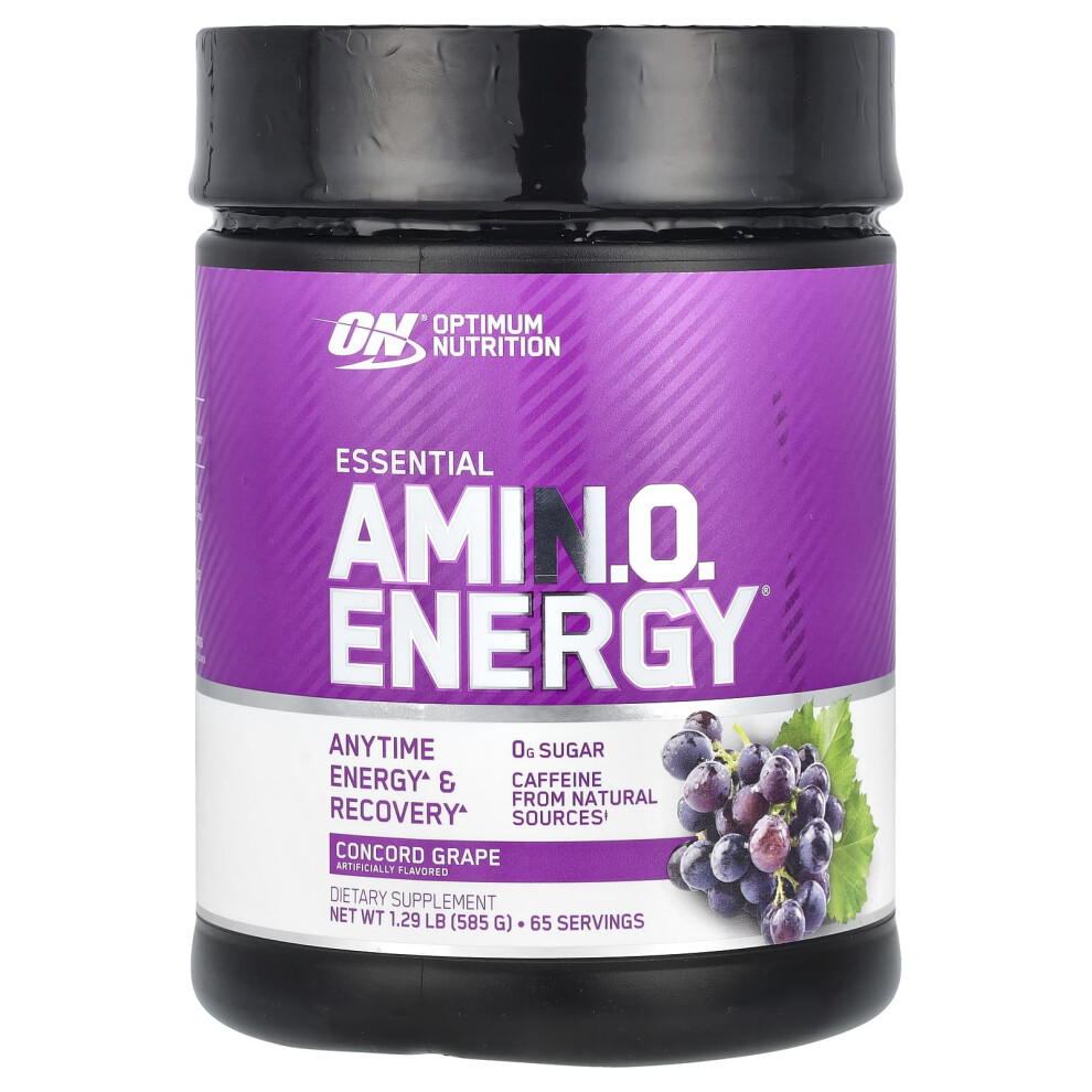 Optimum Nutrition , Essential Amin.o. Energy, Concord Grape, 1.29 Lb (585 G)
