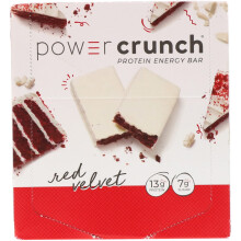 BNRG, Power Crunch Protein-Energieriegel, Red Velvet, 12 Riegel, je 1,4 oz (40 g)