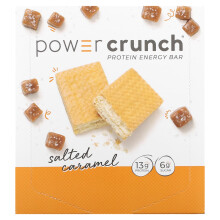 BNRG, Power Crunch Protein-Energieriegel, Gesalzenes Karamell, 12 Riegel, je 1,4 oz (40 g)