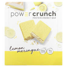 BNRG, Power Crunch Protein-Energieriegel, Zitronen-Baiser, 12 Riegel, je 1,4 oz (40 g)