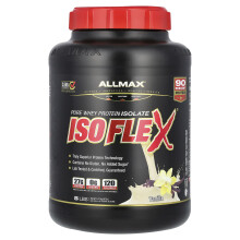 ALLMAX, Isoflex, 100% Reines Molkenprotein-Isolat, Vanille, 5 lb (2,27 kg)