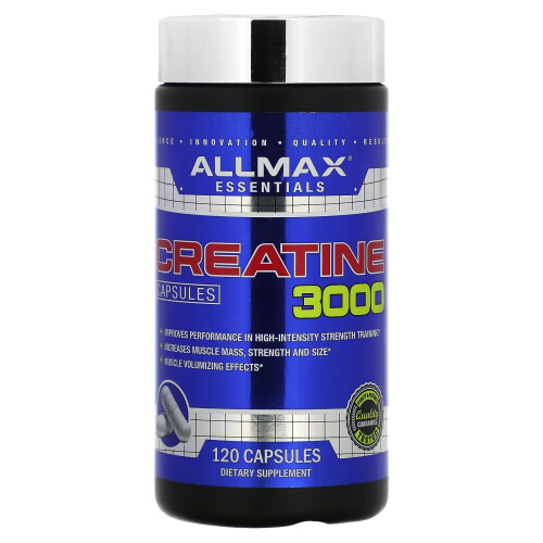 ALLMAX, Kreatin 3000, 120 Kapseln