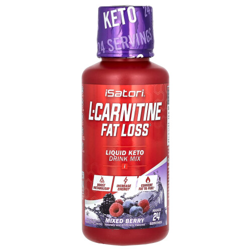 Isatori, L-Carnitin, Beerenmix, 12 fl oz (360 ml)