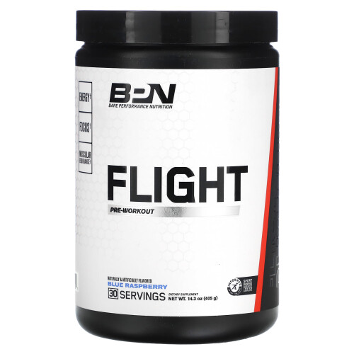 BPN, Flight, Pre-Workout, Blaue Himbeere, 14,3 Unzen (405 g)