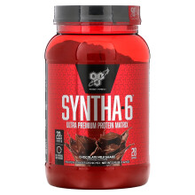 BSN, Syntha-6, Matrice Protéique Ultra Premium, Milk-shake Chocolat, 2,91 lb (1,32 kg)