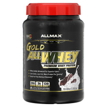ALLMAX, Gold AllWhey, Protéine de Lactosérum 100 % Premium, Cookies & Crème, 32 oz (907 g)