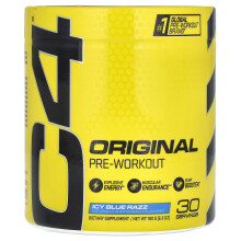 Cellucor, C4 Original Pré-Entraînement, Framboise Bleue Glacée, 6,3 oz (180 g)