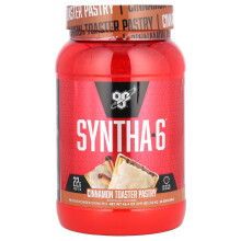 BSN, Syntha-6, Mélange de Boisson Protéinée, Pâtisserie Cannelle, 2,91 lb (1,32 kg)