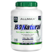 ALLMAX, IsoNatural, Reines Whey Protein Isolat, Ungesüßt, 5 lbs (2,27 kg)