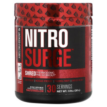 Jacked Factory, Nitro Surge, Shred Thermogénique Pré-Entraînement, Pastèque, 7,09 oz (201 g)